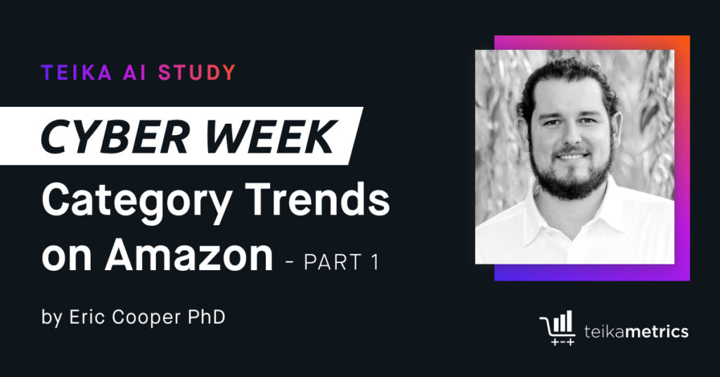 Teika AI Study: Cyber Week Category Trends on Amazon – Part 1