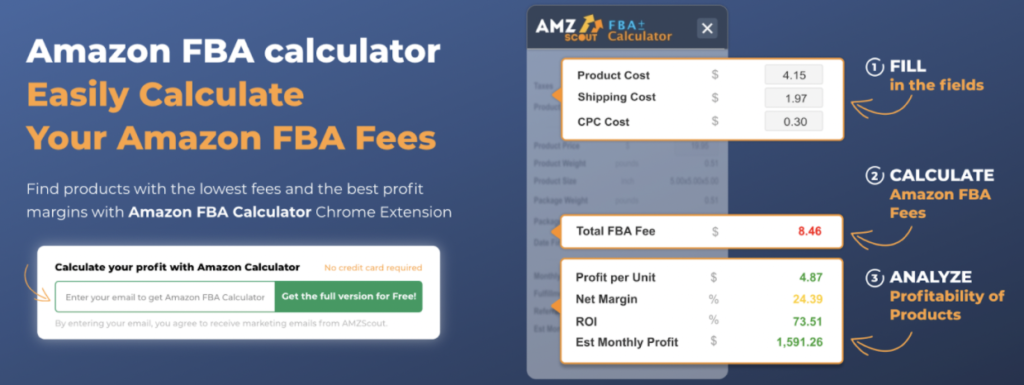vino encuesta Montgomery Best Amazon FBA Calculators