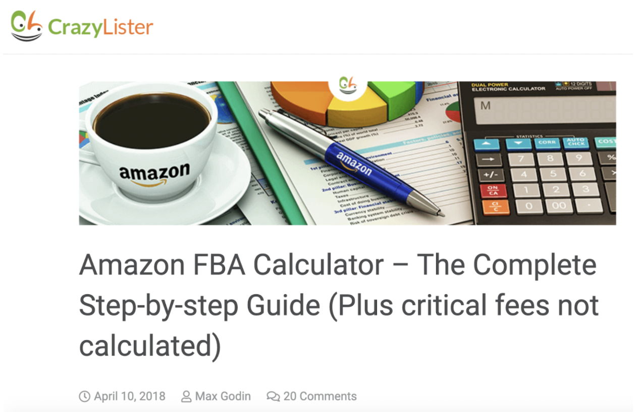 Best Amazon FBA Calculators List of Profit Calculator Teikametrics Blog