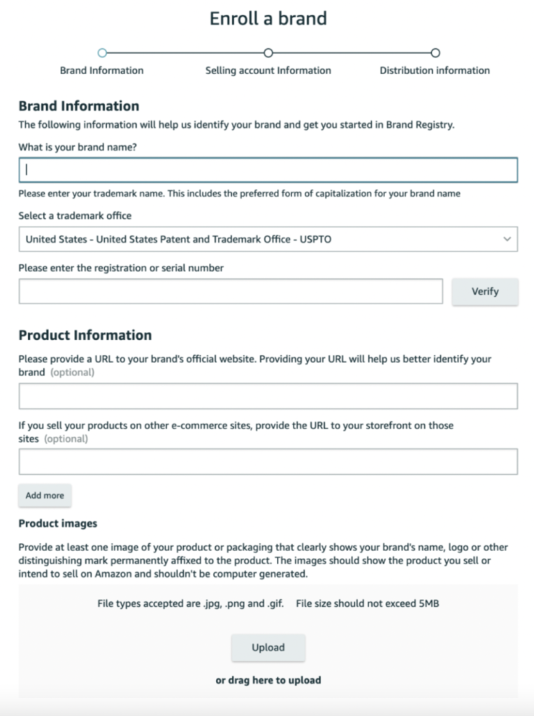 how to create brand store on amazon