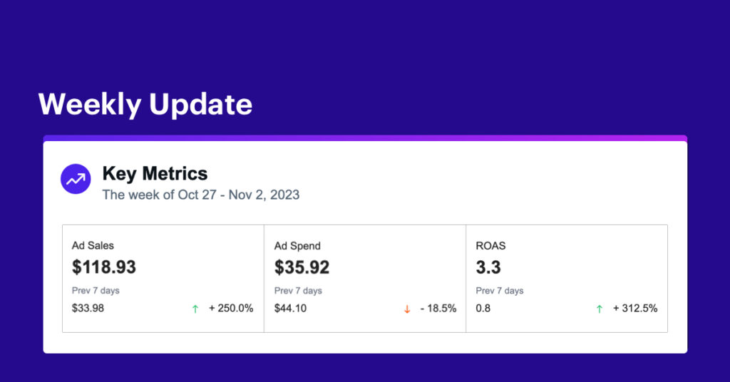 Keep Your Business on Track with Teikametrics’ Weekly Updates