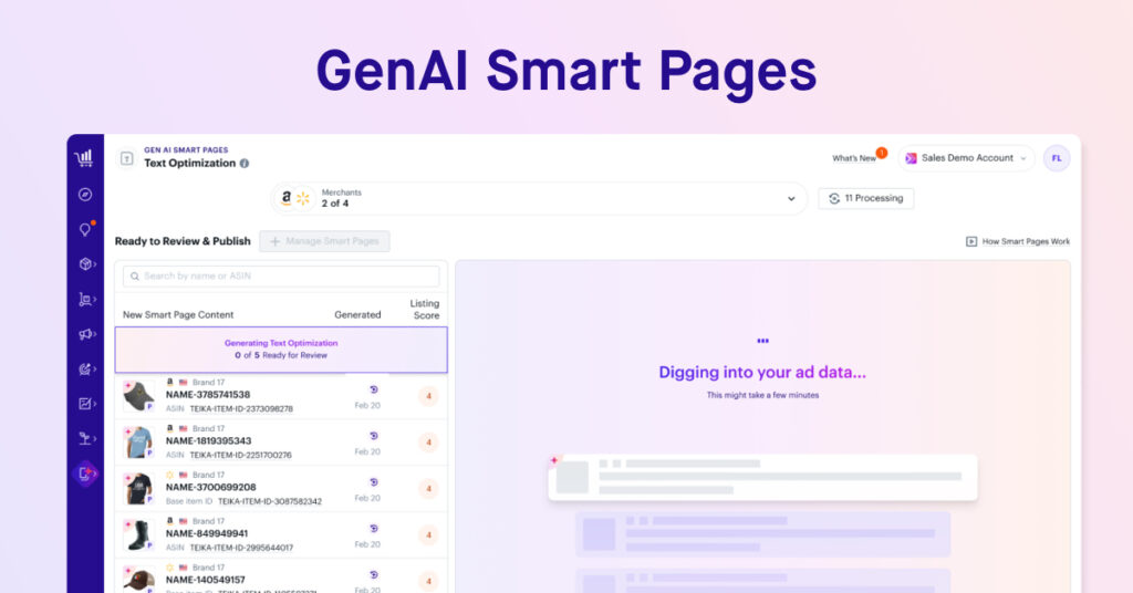 Introducing GenAI Smart Pages: AI-Powered Listing Optimization